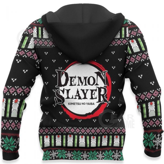1023 AOP Demon slayer Tanjiro ugly sweater VA Tanjiro 2B Nezuko 7 HD Back - Demon Slayer Merch | Demon Slayer Stuff
