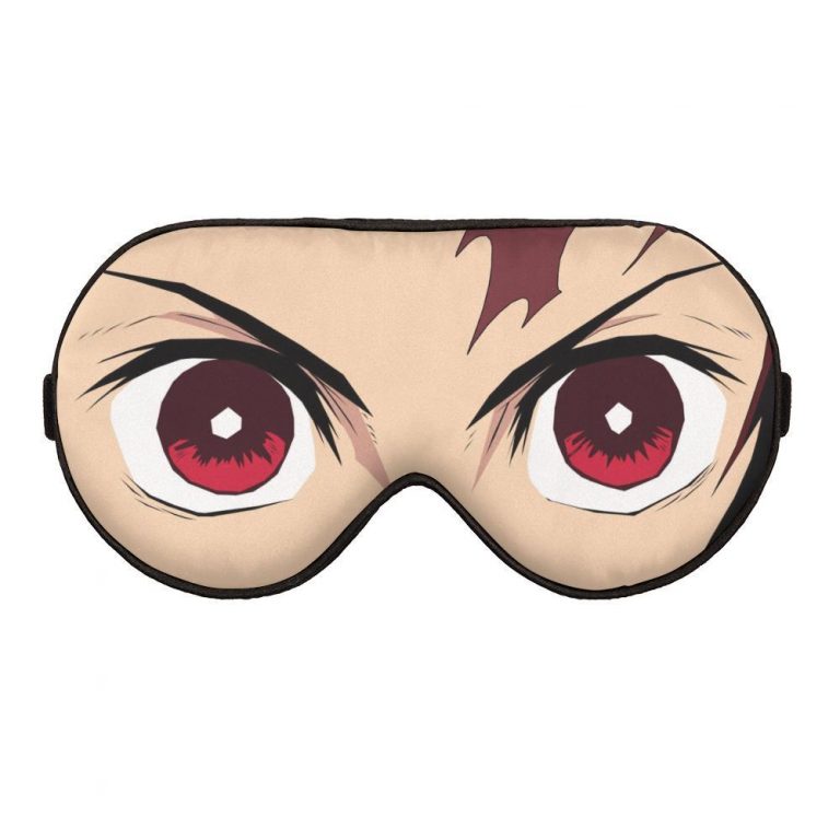 Tanjiro Eye Mask Demon Slayer Anime Eye Mask - Demon Slayer Stuff