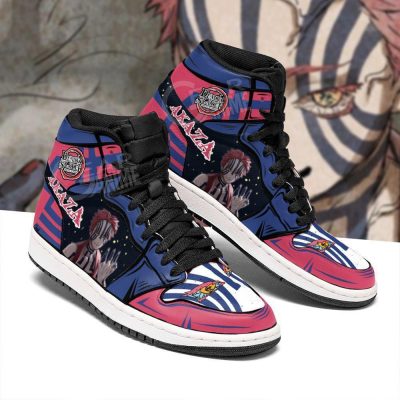 demon akaza shoes boots demon slayer anime jordan sneakers fan gift idea gearanime 2 - Demon Slayer Merch | Demon Slayer Stuff