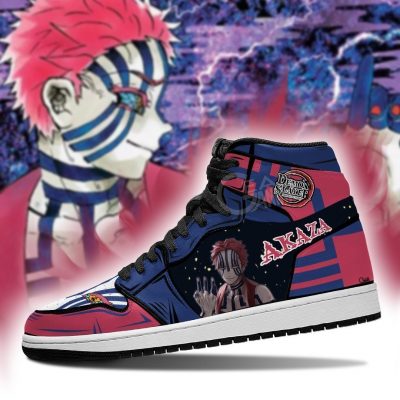 demon akaza shoes boots demon slayer anime jordan sneakers fan gift idea gearanime 3 - Demon Slayer Merch | Demon Slayer Stuff