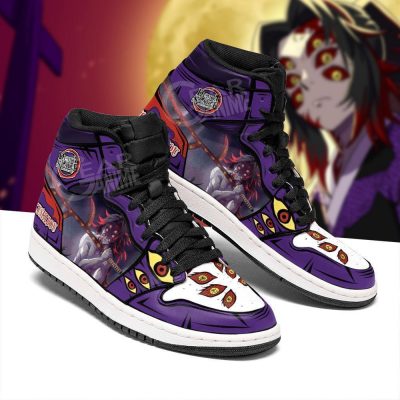 demon kokushibou shoes boots demon slayer anime jordan sneakers fan gift idea gearanime 2 - Demon Slayer Merch | Demon Slayer Stuff