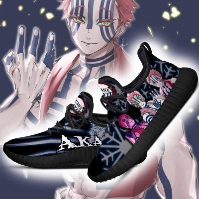 demon slayer akaza reze shoes custom anime sneakers costume gearanime 3 - Demon Slayer Merch | Demon Slayer Stuff