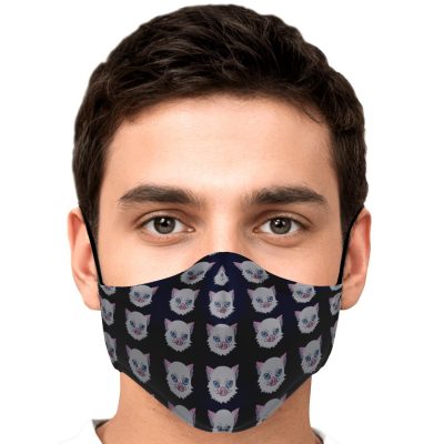 demon slayer inosuke pattern premium carbon filter face mask 249370 - Demon Slayer Merch | Demon Slayer Stuff