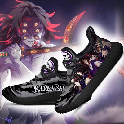 demon slayer kokushibou reze shoes custom anime sneakers gearanime 2 - Demon Slayer Merch | Demon Slayer Stuff