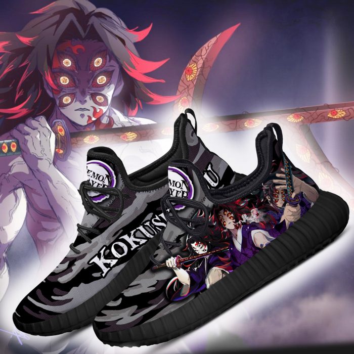 demon slayer kokushibou reze shoes custom anime sneakers gearanime 3 - Demon Slayer Merch | Demon Slayer Stuff