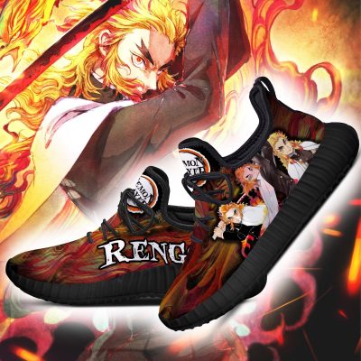 demon slayer kyojuro rengoku reze shoes custom anime sneakers gearanime 2 - Demon Slayer Merch | Demon Slayer Stuff