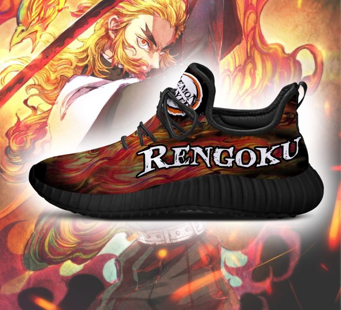 demon slayer kyojuro rengoku reze shoes custom anime sneakers gearanime 4 - Demon Slayer Merch | Demon Slayer Stuff