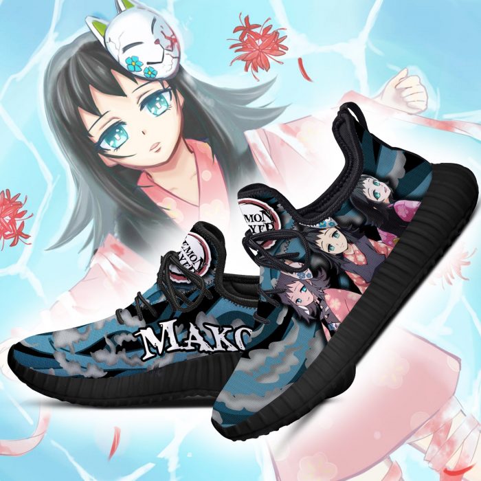 demon slayer makomo reze shoes custom anime sneakers costume gearanime 2 - Demon Slayer Merch | Demon Slayer Stuff