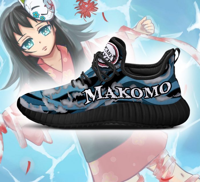 demon slayer makomo reze shoes custom anime sneakers costume gearanime 4 - Demon Slayer Merch | Demon Slayer Stuff