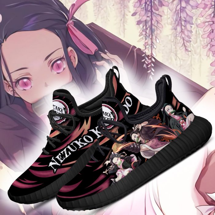 demon slayer nezuko kamado reze shoes custom anime sneakers gearanime 2 - Demon Slayer Merch | Demon Slayer Stuff