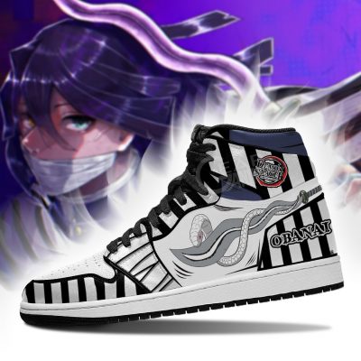 demon slayer obanai iguro jordan sneakers sword snake anime sneakers gearanime 4 - Demon Slayer Merch | Demon Slayer Stuff