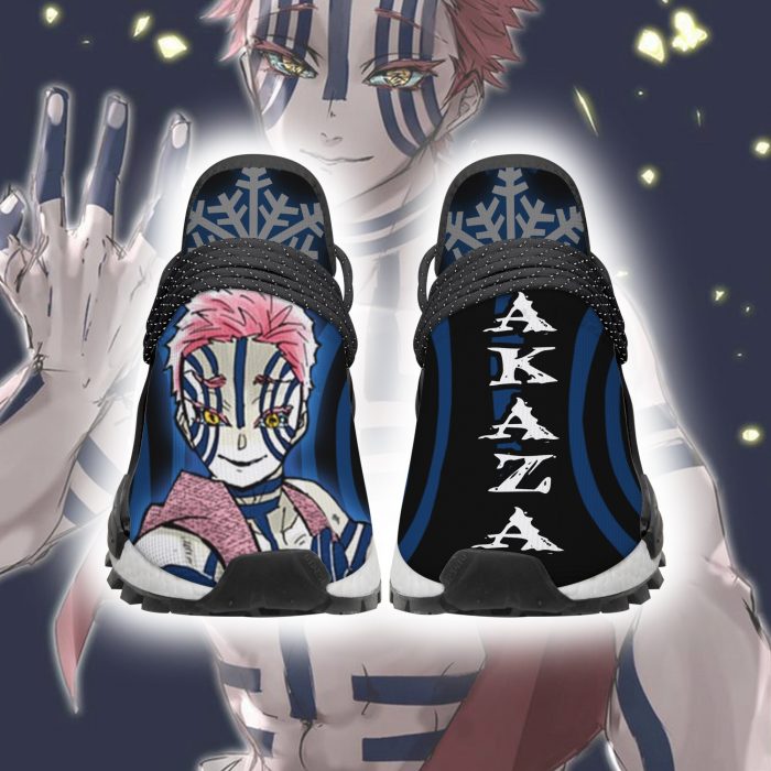 demon slayer shoes akaza nmd shoes custom anime sneakers gearanime 2 - Demon Slayer Merch | Demon Slayer Stuff