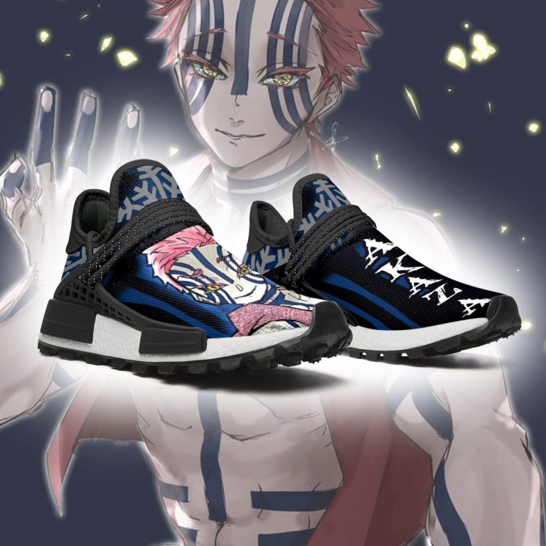 Demon Slayer Shoes Akaza Shoes Custom Anime Sneakers