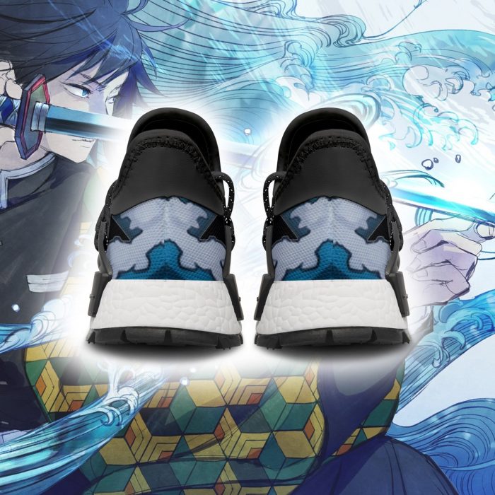 demon slayer shoes giyu nmd shoes water breathing anime sneakers gearanime 4 - Demon Slayer Merch | Demon Slayer Stuff