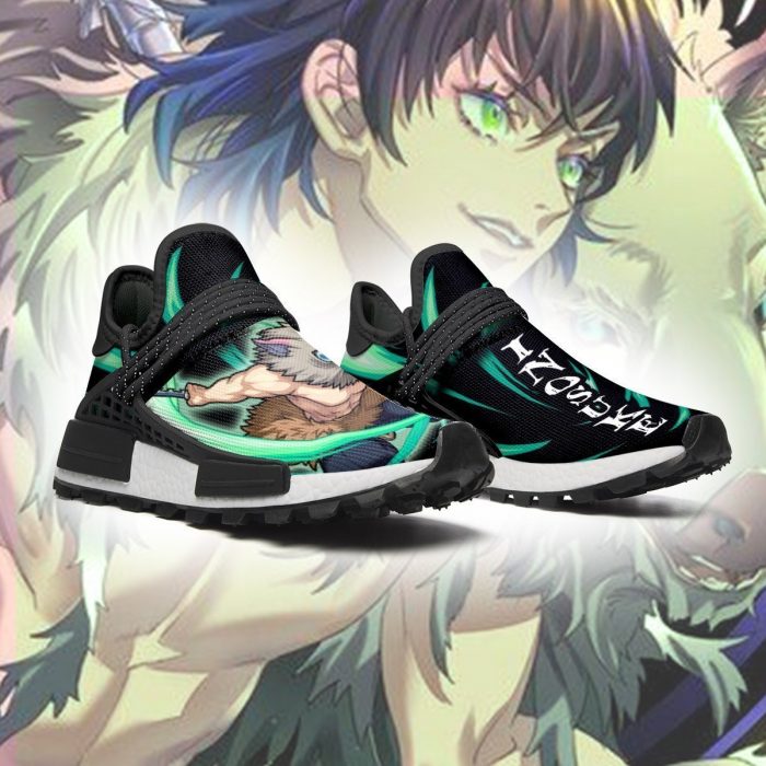 demon slayer shoes inosuke nmd shoes beast breathing anime sneakers gearanime 3 - Demon Slayer Merch | Demon Slayer Stuff
