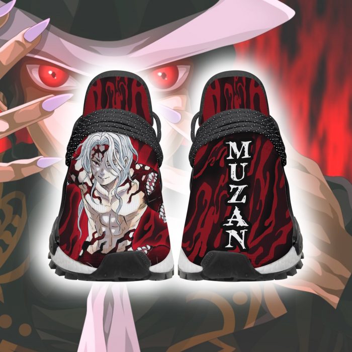 demon slayer shoes lord muzan nmd shoes skill anime sneakers gearanime 2 - Demon Slayer Merch | Demon Slayer Stuff