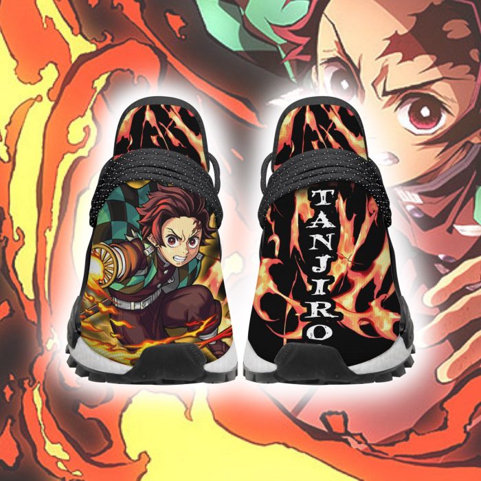 demon slayer tanjiro nmd shoes fire breathing anime sneakers gearanime 2 - Demon Slayer Merch | Demon Slayer Stuff