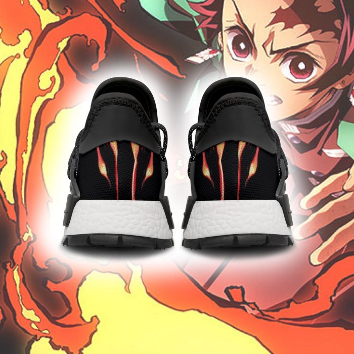 demon slayer tanjiro nmd shoes fire breathing anime sneakers gearanime 4 - Demon Slayer Merch | Demon Slayer Stuff