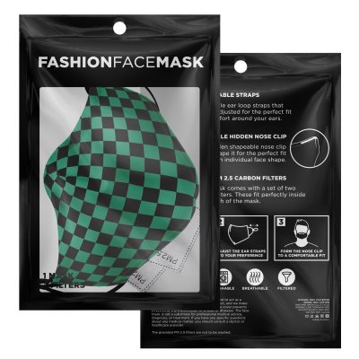 demon slayer tanjirou pattern premium carbon filter face mask 750218 - Demon Slayer Merch | Demon Slayer Stuff
