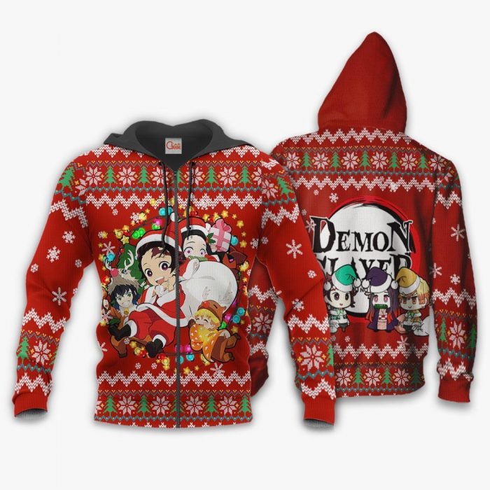 demon slayer ugly christmas sweater kimetsu no yaiba xmas gift va10 gearanime 2 - Demon Slayer Merch | Demon Slayer Stuff