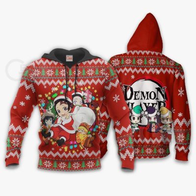 demon slayer ugly christmas sweater kimetsu no yaiba xmas gift va10 gearanime 3 - Demon Slayer Merch | Demon Slayer Stuff