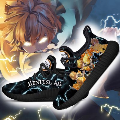 demon slayer zenitsu agatsuma reze shoes custom anime sneakers gearanime 3 - Demon Slayer Merch | Demon Slayer Stuff