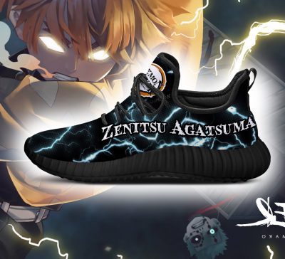 demon slayer zenitsu agatsuma reze shoes custom anime sneakers gearanime 4 - Demon Slayer Merch | Demon Slayer Stuff