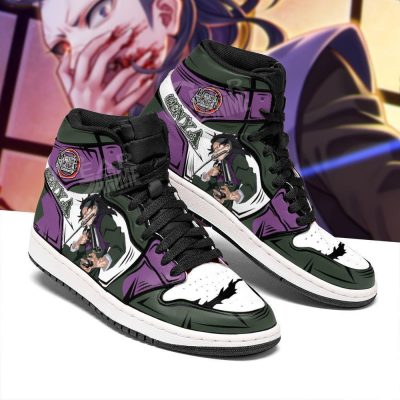 genya shinazugawa shoes boots demon slayer anime jordan sneakers fan gift idea gearanime 2 - Demon Slayer Merch | Demon Slayer Stuff