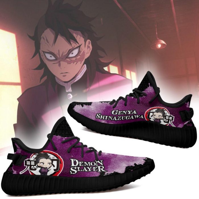 genza shinazugawa yeezy shoes demon slayer anime sneakers fan gift tt04 gearanime 2 - Demon Slayer Merch | Demon Slayer Stuff