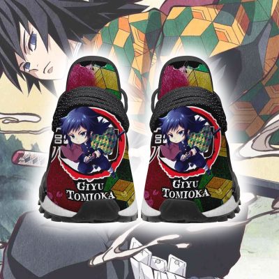 giyu tomioka nmd shoes custom demon slayer anime sneakers gearanime 2 - Demon Slayer Merch | Demon Slayer Stuff