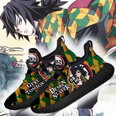 giyu tomioka reze shoes demon slayer anime sneakers fan gift idea gearanime 2 - Demon Slayer Merch | Demon Slayer Stuff