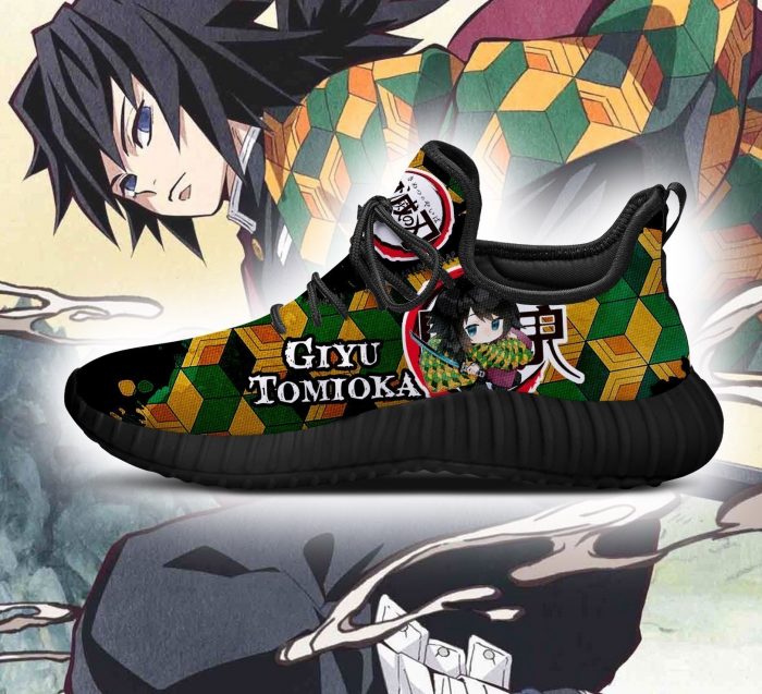 giyu tomioka reze shoes demon slayer anime sneakers fan gift idea gearanime 4 - Demon Slayer Merch | Demon Slayer Stuff