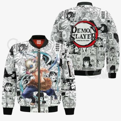 inosuke hashibira demon slayer anime mix manga hoodie shirt gearanime 5 - Demon Slayer Merch | Demon Slayer Stuff