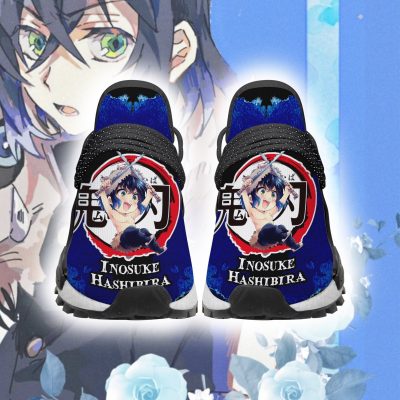 inosuke hashibira nmd shoes custom demon slayer anime sneakers gearanime 2 - Demon Slayer Merch | Demon Slayer Stuff