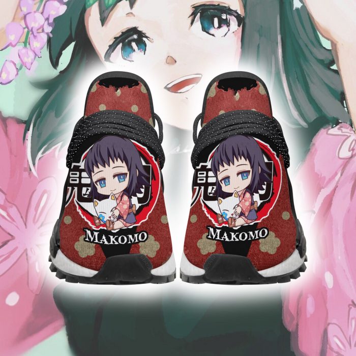 makomo nmd shoes custom demon slayer anime sneakers gearanime 2 - Demon Slayer Merch | Demon Slayer Stuff