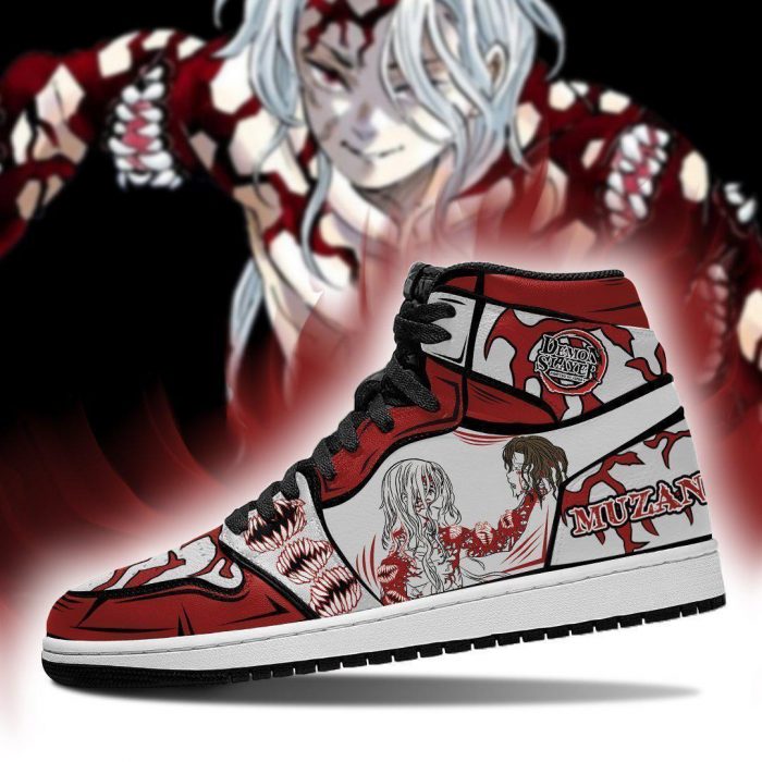 muzan kibutsuji jordan sneakers costume demon slayer anime shoes mn04 gearanime 3 - Demon Slayer Merch | Demon Slayer Stuff