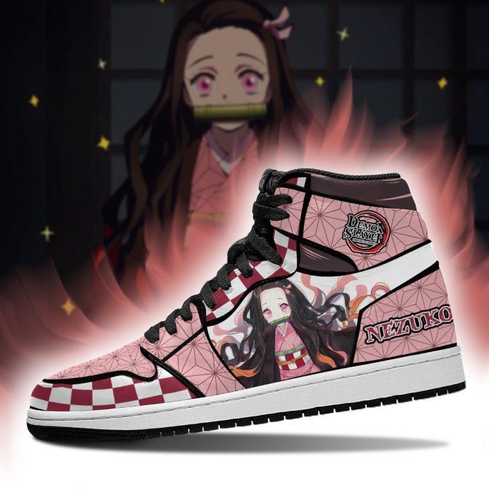 nezuko jordan sneakers costume demon slayer anime shoes mn04 gearanime 3 - Demon Slayer Merch | Demon Slayer Stuff