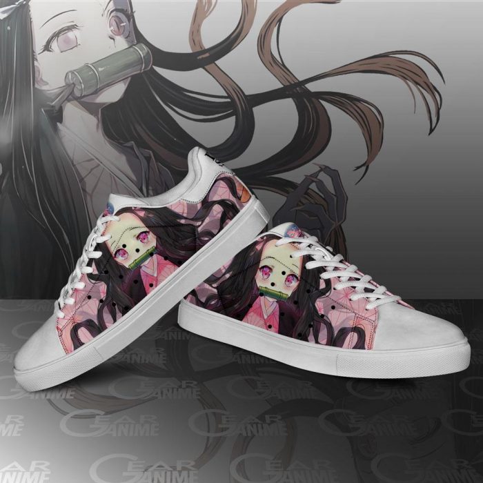 nezuko kamado skate shoes demon slayer anime custom shoes pn10 gearanime 3 - Demon Slayer Merch | Demon Slayer Stuff