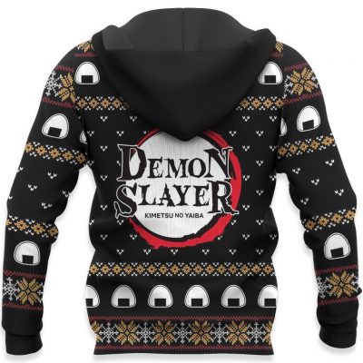 nezuko kamado ugly christmas sweater demon slayer anime custom clothes gearanime 6 - Demon Slayer Merch | Demon Slayer Stuff