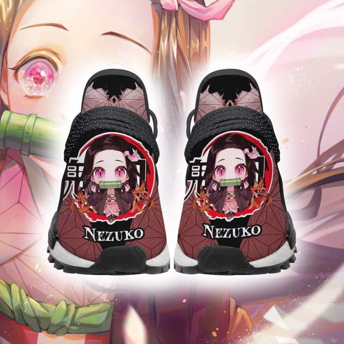 nezuko nmd shoes custom demon slayer anime sneakers gearanime 2 - Demon Slayer Merch | Demon Slayer Stuff