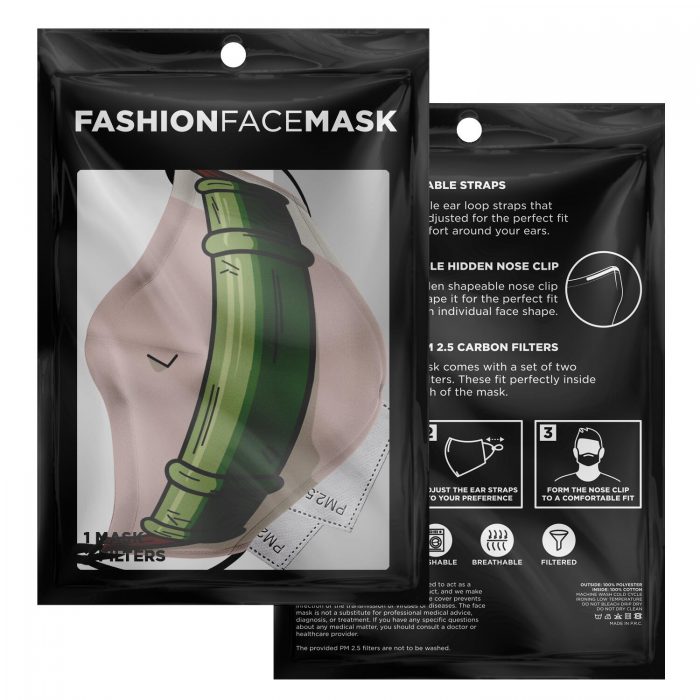 nezuko pattern v2 demon slayer premium carbon filter face mask 395050 - Demon Slayer Merch | Demon Slayer Stuff