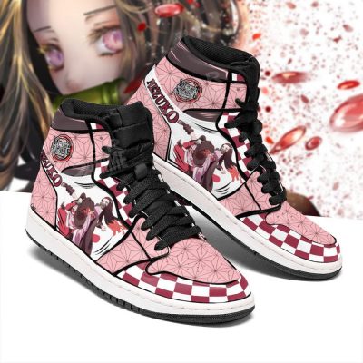 nezuko shoes boots skill demon slayer anime jordan sneakers fan gift idea gearanime 2 - Demon Slayer Merch | Demon Slayer Stuff