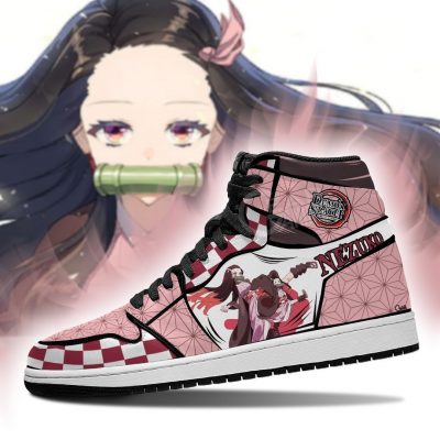 nezuko shoes boots skill demon slayer anime jordan sneakers fan gift idea gearanime 3 - Demon Slayer Merch | Demon Slayer Stuff