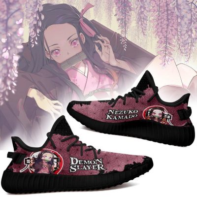 nezuko yeezy shoes demon slayer anime sneakers fan gift tt04 gearanime 2 - Demon Slayer Merch | Demon Slayer Stuff