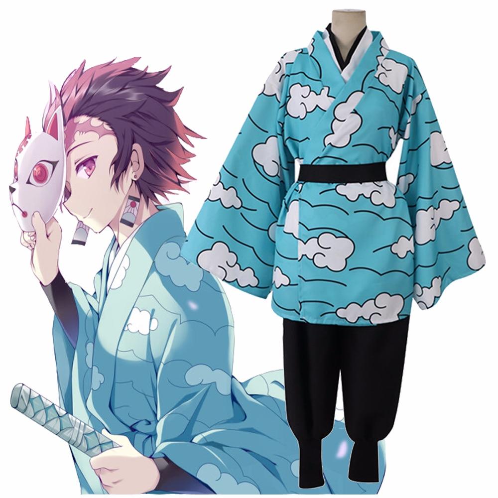 Sakonji Urokodaki Kimono Suit Uniform Cosplay Costume Demon Slayer Stuff