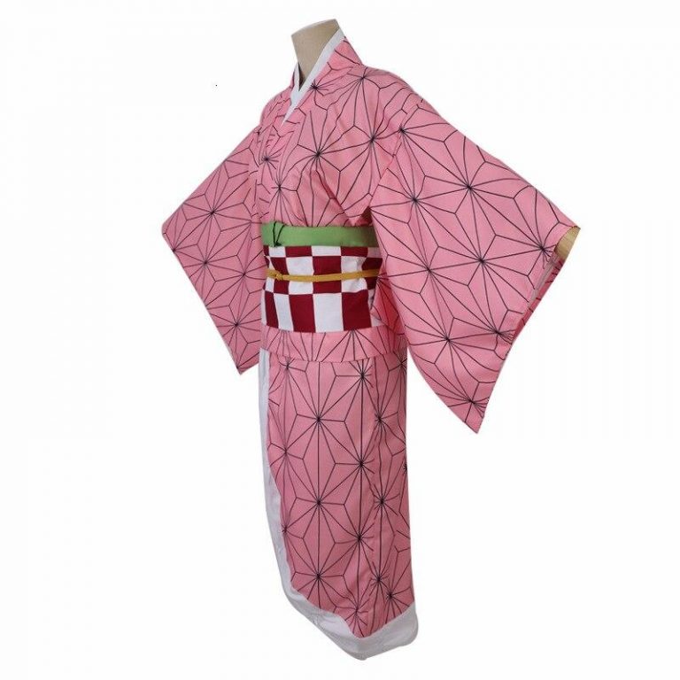 Nezuko Kamado Kimono Suit Uniform Cosplay Costume - Demon Slayer Stuff