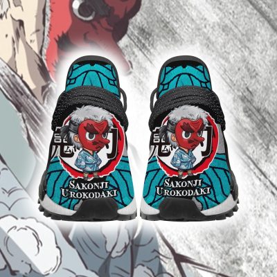 sakonji urokodaki nmd shoes custom demon slayer anime sneakers gearanime 2 - Demon Slayer Merch | Demon Slayer Stuff