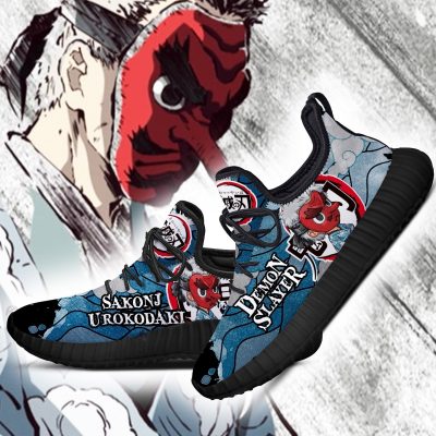 sakonji urokodaki reze shoes demon slayer anime sneakers fan gift idea gearanime 4 - Demon Slayer Merch | Demon Slayer Stuff