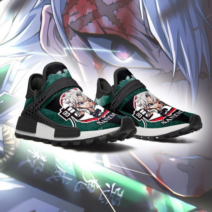 sanemi shinazugawa nmd shoes custom demon slayer anime sneakers gearanime 3 - Demon Slayer Merch | Demon Slayer Stuff