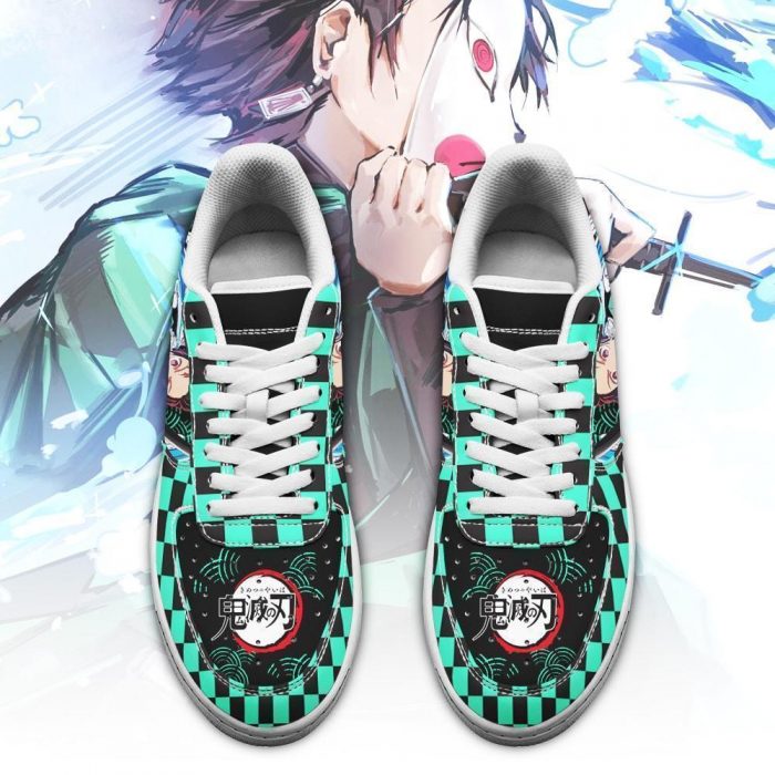 tanjiro air force sneakers custom demon slayer anime shoes fan pt05 gearanime 2 - Demon Slayer Merch | Demon Slayer Stuff